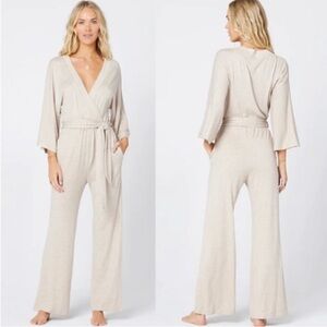 L* Space | Monterey Knit Sweater Jumpsuit in Oatmeal